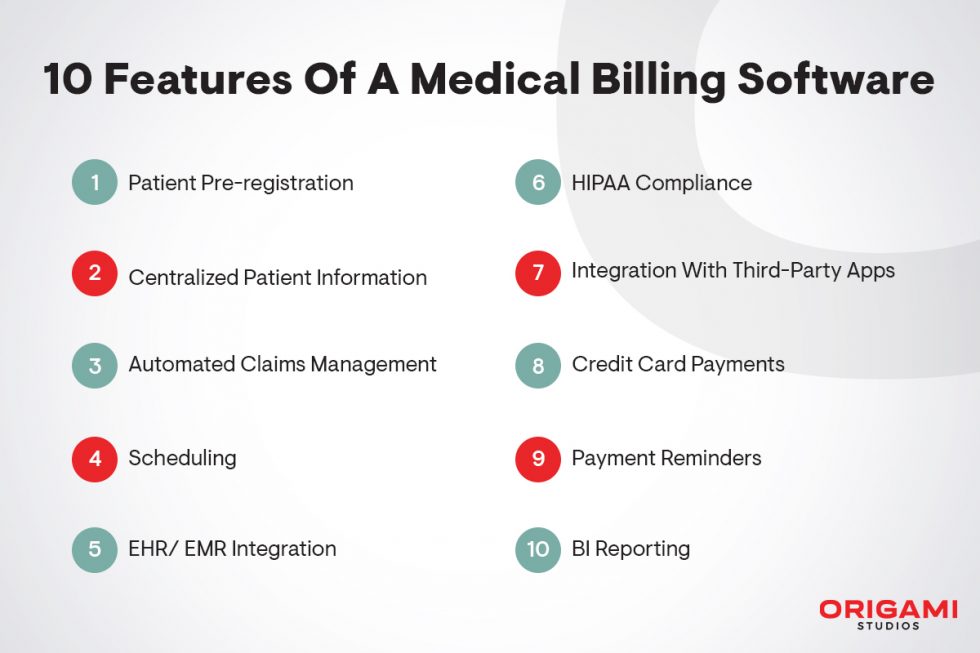 features of a medical billing software